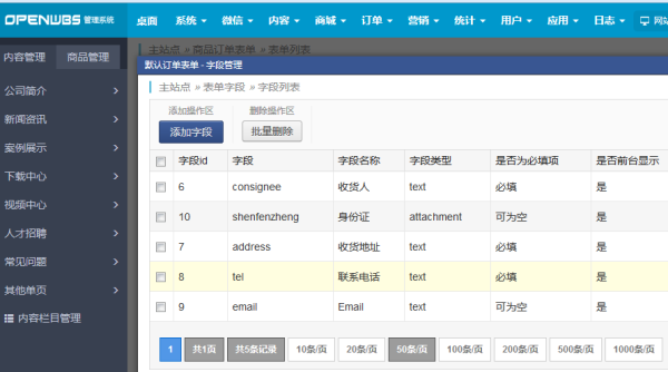 ECSHOP與OpenWBS商城系統的對比分析